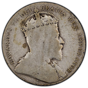SOLD Canada 1908 50 Cents Half Dollar Silver Coin