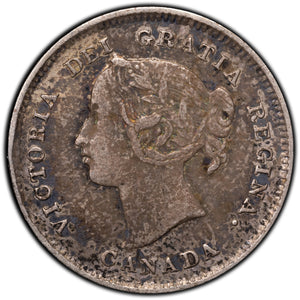 SOLD Canada 1892 Obv 2 5 Cents Silver Coin