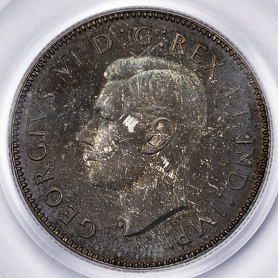 SOLD 1937 Canada 25 Cents Quarter Silver Coin - PCGS Mirror Specimen SP-64