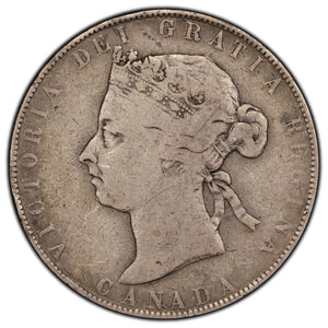 SOLD Canada 1894 50 Cents Half Dollar Silver Coin - Nice Key Date Example