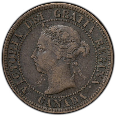 SOLD Canada 1891 Small Date Small Leaves 1 Cent Large Coin
