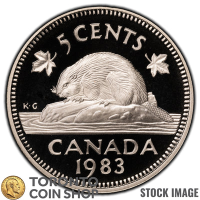 Canada 1983 5 Cents Coin - Proof Strike