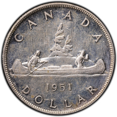 SOLD Canada 1951 $1 Silver Dollar Coin