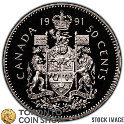Canada 1991 50 Cents Coin - Proof Strike