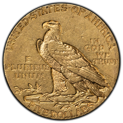 SOLD United States 1912 $5 Half Eagle Gold Coin