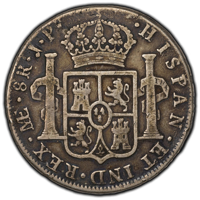 SOLD Peru 1813 8 Reales Silver Coin Lima Mint KM #117.1