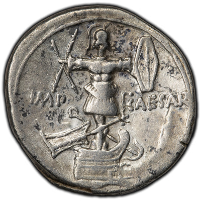 SOLD Ancient Rome Imperatiorial Octavian 30-29 BC Denarius 3.67gr