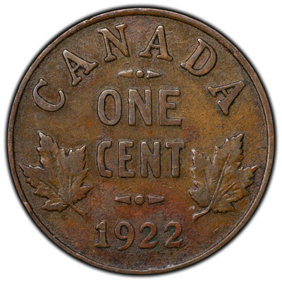 SOLD Canada 1922 1 Small Cent Coin - Corrosion