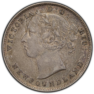 SOLD Newfoundland 1900 20 Cents Silver Coin
