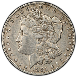 SOLD United States 1881-O $1 Morgan Silver Dollar Coin - Cleaned