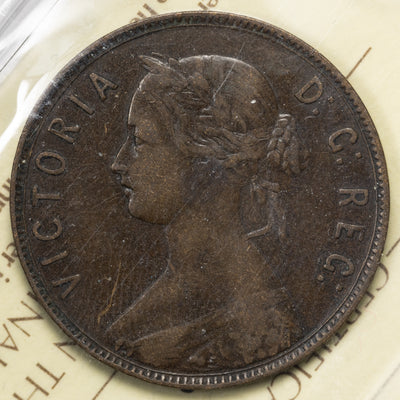 SOLD Newfoundland 1888 1 Cent Coin - ICCS F-15