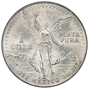 SOLD Mexico 1988 1oz .999 Fine Silver Libertad Coin - Key Date