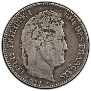 SOLD France 1847-A 1 Franc Silver Coin KM #743.1