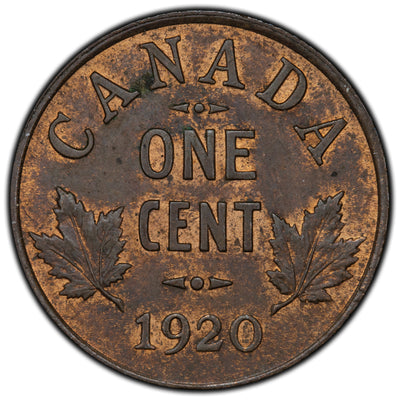 Canada 1920 1 Small Cent Coin