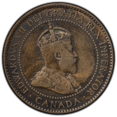 SOLD Canada 1907-H 1 Cent Coin Key Date
