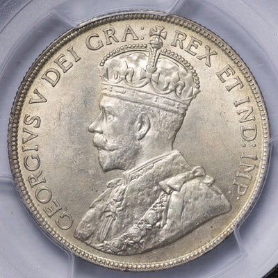 SOLD Canada 1919 50 Cents Half Dollar Silver Coin - PCGS MS-62