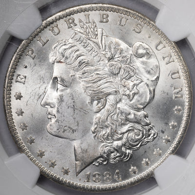 SOLD United States 1884-O $1 Morgan Dollar Silver Coin - NGC MS-64 Ex. Olathe Hoard