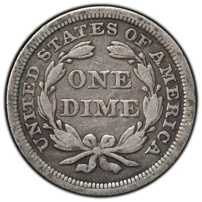 SOLD United States 1859 10 Cents Liberty Seated Dime Silver Coin