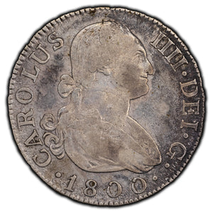 SOLD Spain 1800 2 Reales Silver Coin