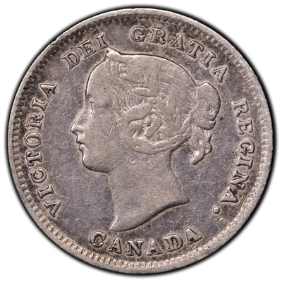 SOLD Canada 1901 5 Cents Silver Coin