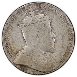 SOLD Canada 1909 50 Cents Half Dollar Silver Coin