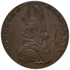 SOLD Ireland 1793 Wicklow 1/2 Half Penny Token D&H #35