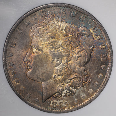 SOLD United States 1885-O $1 Morgan Dollar Silver Coin - NGC MS-63 Toned