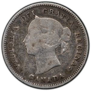 SOLD Canada 1887 5 Cents Silver Coin