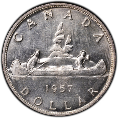 SOLD Canada 1957 $1 Silver Dollar Coin
