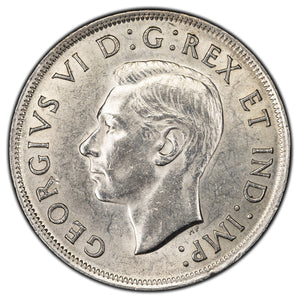 SOLD Canada 1937 $1 Silver Dollar Coin - King George VI - AU