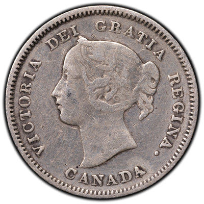 SOLD Canada 1900 Oval 0's 5 Cents Silver Coin
