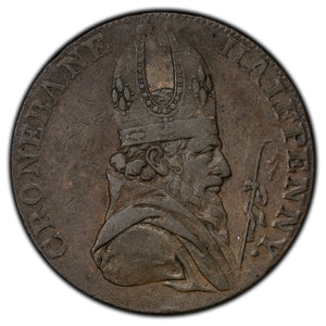SOLD Ireland 1789 Wicklow 1/2 Half Penny Token D&H #27