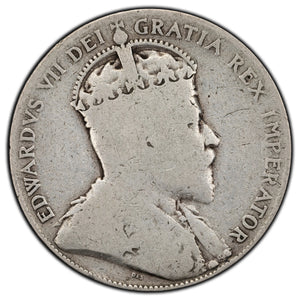 SOLD Canada 1904 50 Cents Half Dollar Silver Coin - AG