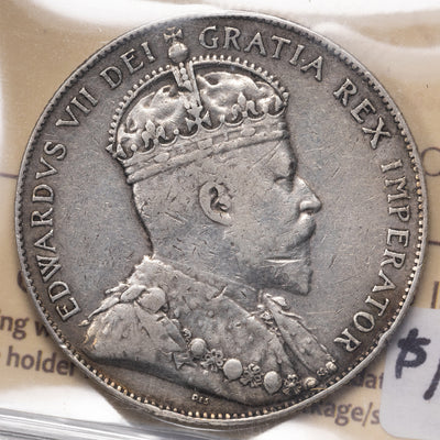 SOLD Canada 1904 50 Cents Half Dollar Silver Coin - ICCS VF-30