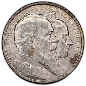 SOLD Germany Baden 1906 2 Mark Silver Coin