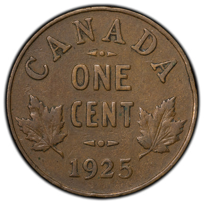 SOLD Canada 1925 1 Small Cent Coin