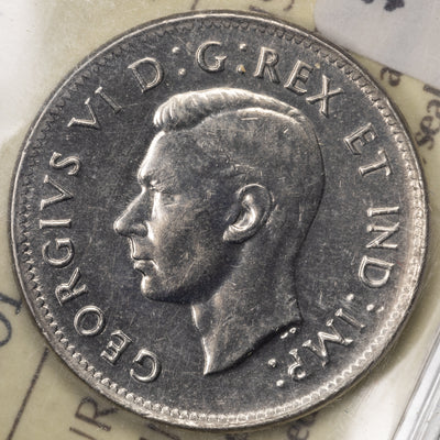 SOLD Canada 1938 5 Cents Nickel Coin - ICCS MS-62