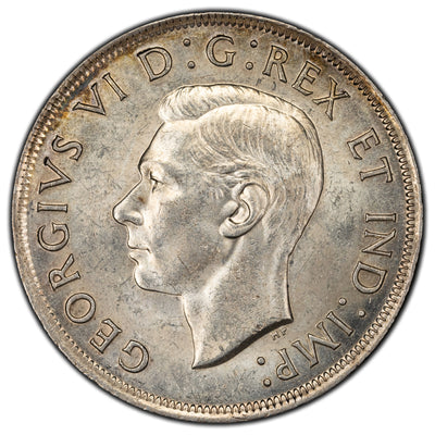 SOLD Canada 1938 $1 Silver Dollar Coin - King George VI - AU