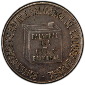 SOLD Canada Balmoral Oil Montreal Token Br. #647a