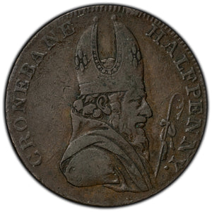 SOLD Ireland 1789 Wicklow 1/2 Half Penny Token D&H #26