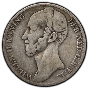 SOLD Netherlands 1846 Sword Privy 1 Gulden Silver Coin KM #66