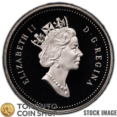 Canada 1991 25 Cents Coin - Key Date - Proof Strike