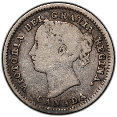 SOLD Canada 1884 10 Ten Cents Silver Coin