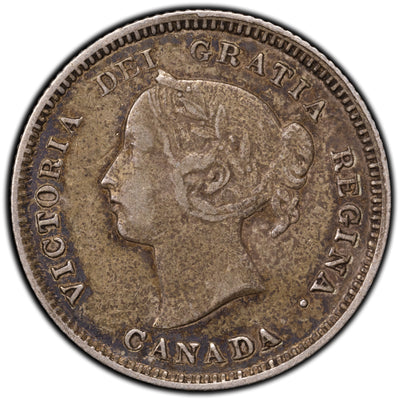 SOLD Canada 1886 Large 6 5 Cents Silver Coin