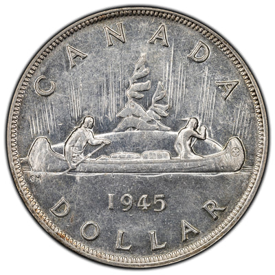 SOLD Canada 1945 $1 Silver Dollar Coin - Key Date