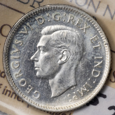 SOLD Canada 1941 10 Ten Cents Silver Coin - ICCS MS-64