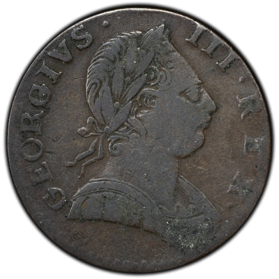 SOLD Great Britain 1775 1/2 Half Penny Coin
