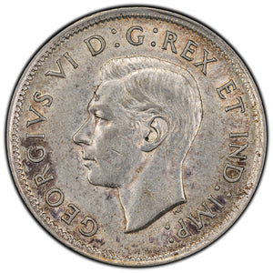 SOLD Canada 1939 25 Cents Quarter Silver Coin - VF/EF