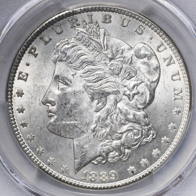 SOLD United States 1889 $1 Morgan Dollar Silver Coin - PCGS MS-62