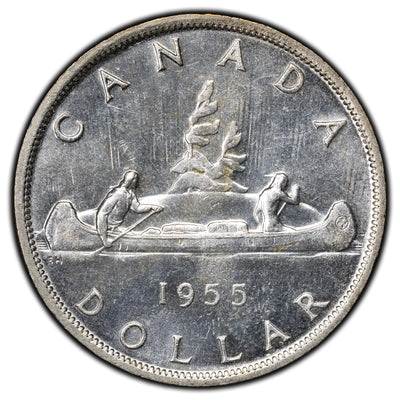 SOLD Canada 1955 $1 Dollar Silver Coin
